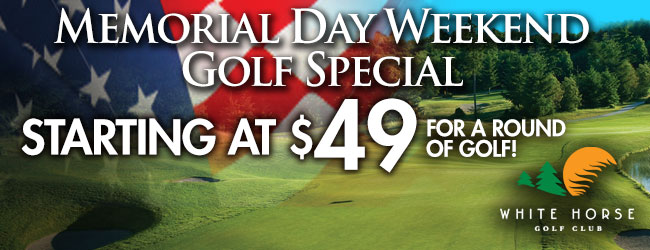 Memorial Day Weekend Golf Special